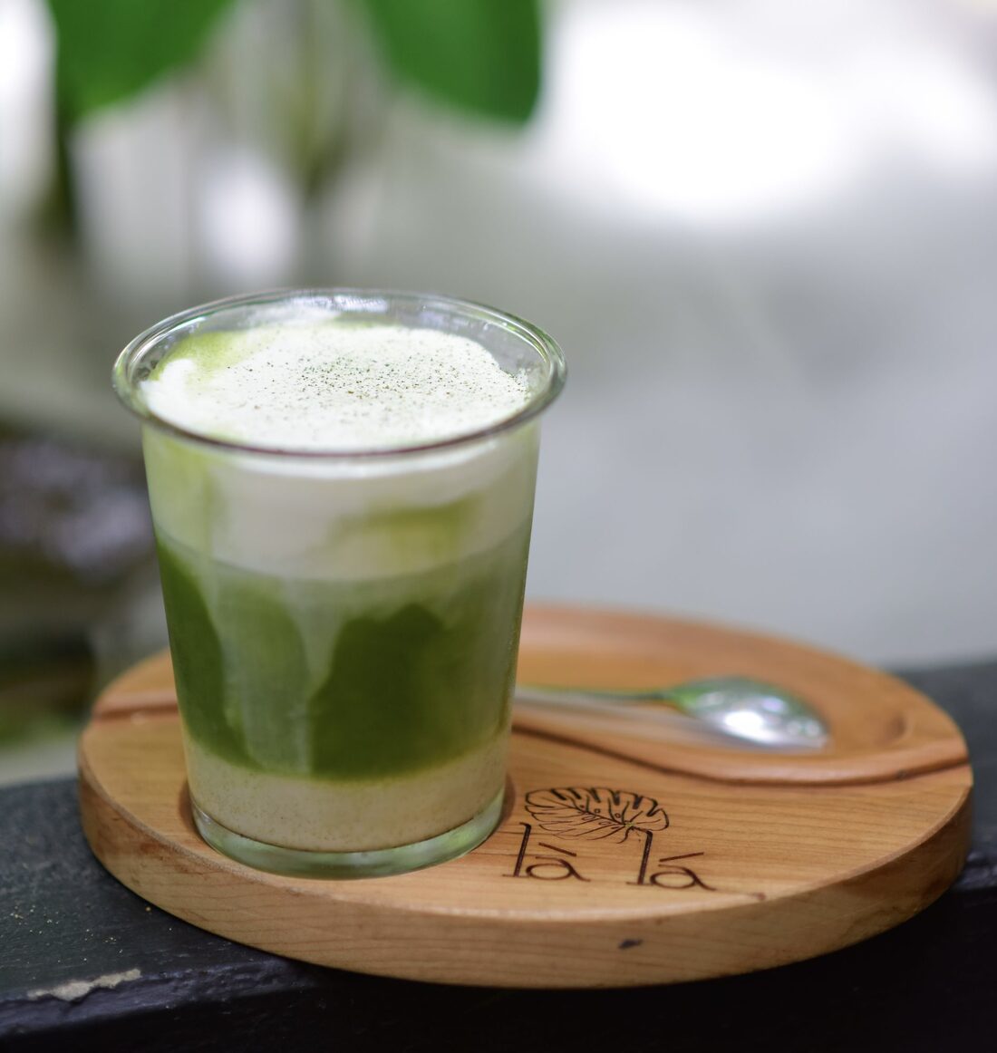 Matcha vanilla cappuccino